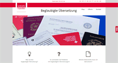 Desktop Screenshot of beglaubigte-uebersetzung.ch