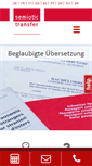 Mobile Screenshot of beglaubigte-uebersetzung.ch